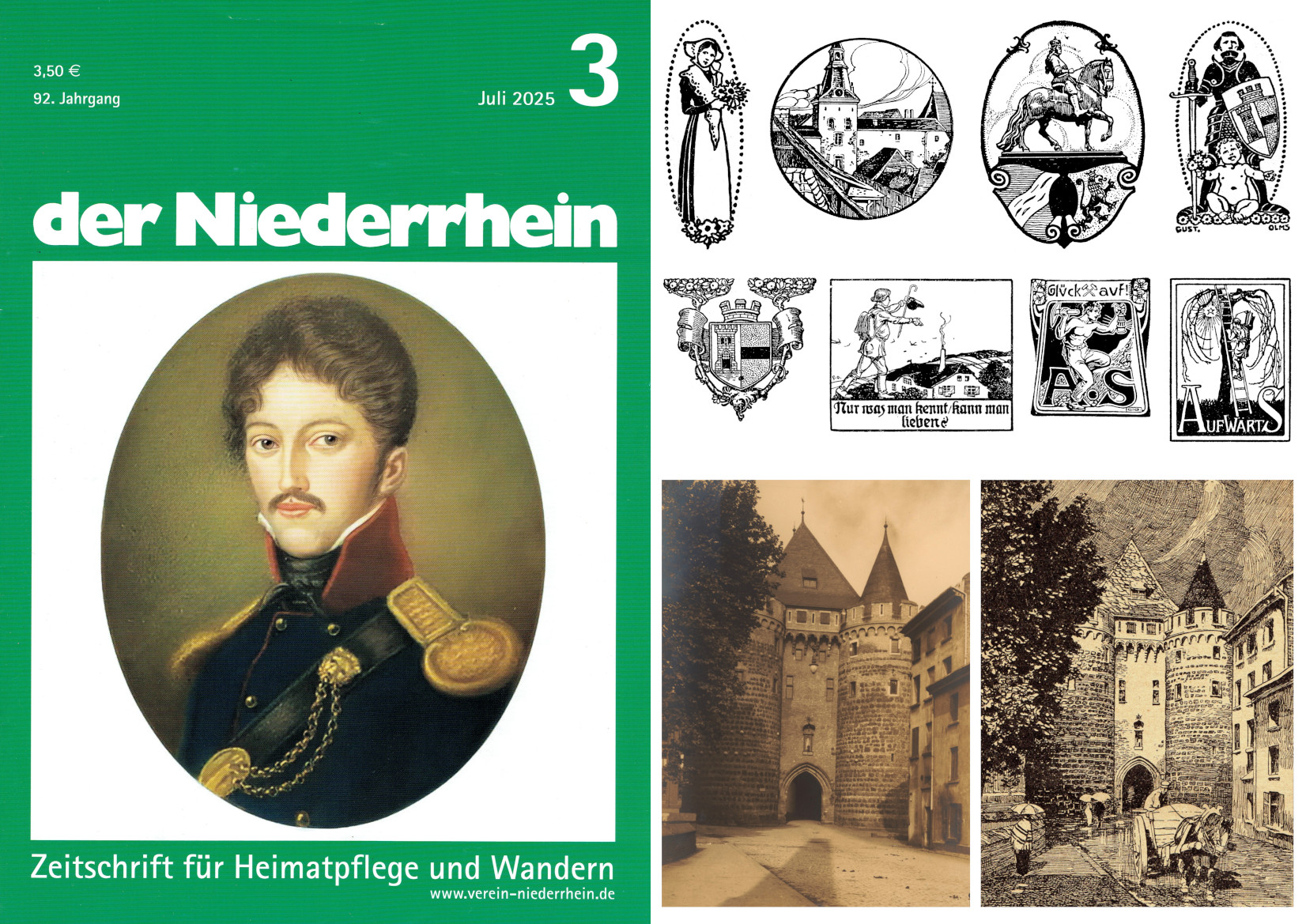 Text Gustav Olms Der Niederrhein